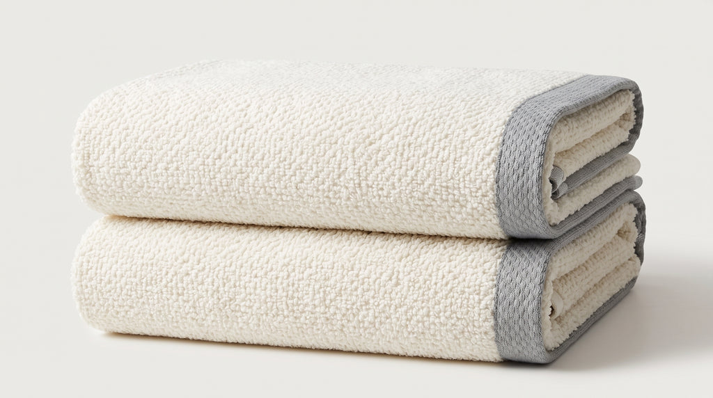 Ivory Slate Premium Bath Towel