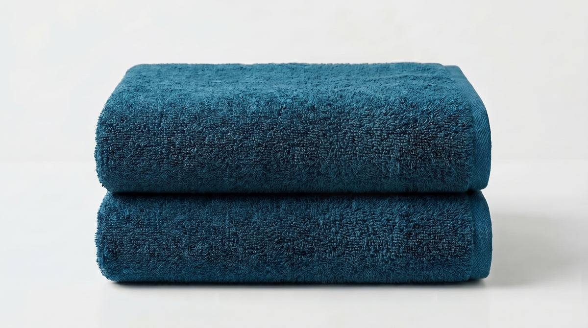 Ocean Teal Premium Hand Towel