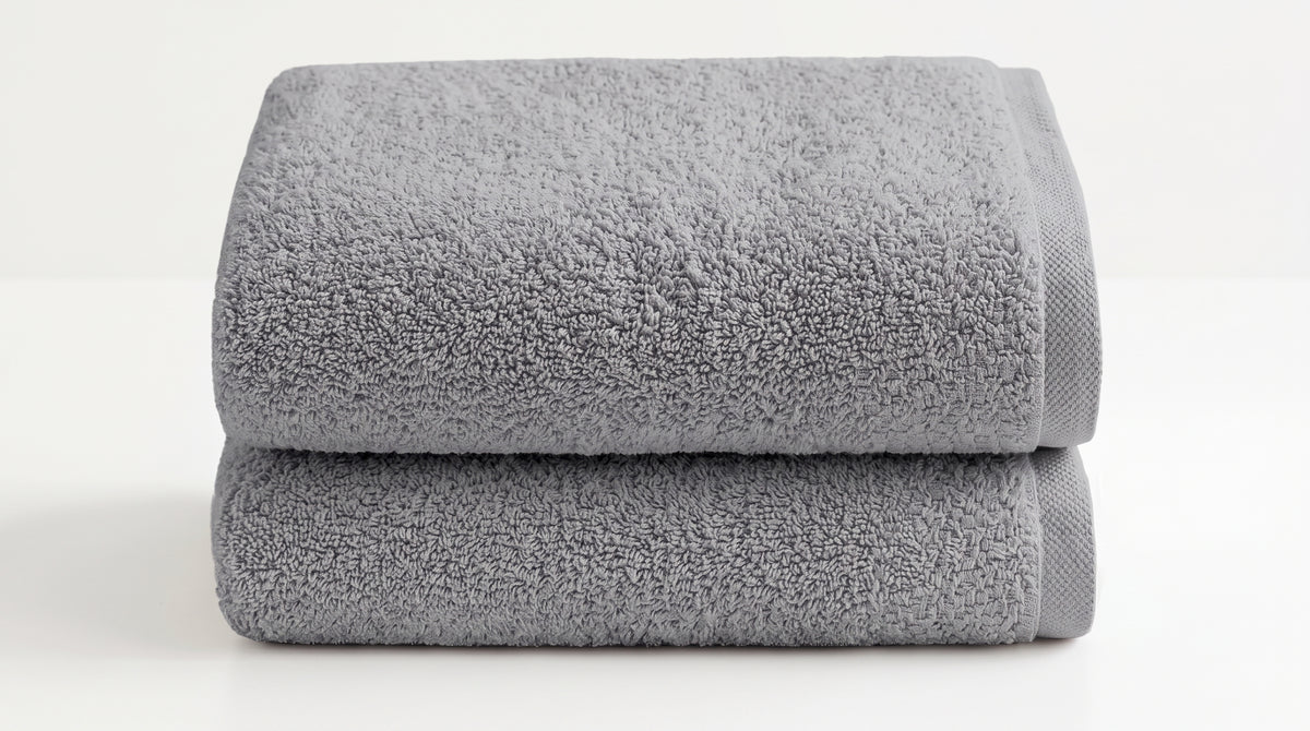 Pebble Grey Premium Bath Towel