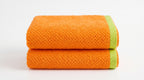 Tangerine Pop Premium Bath Towel