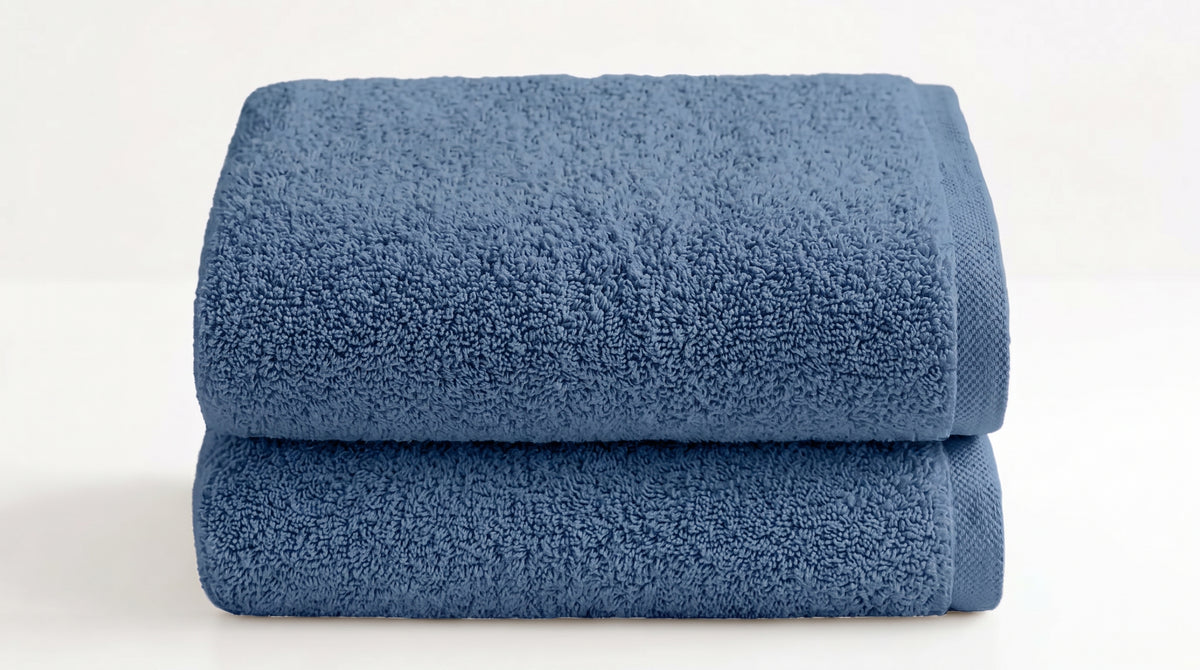 Dusk Blue Premium Bath Towel